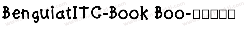 BenguiatITC-Book Boo字体转换